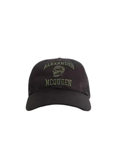 ALEXANDER MCQUEEN ALEXANDER MCQUEEN LOGO EMBROIDERED BASEBALL CAP