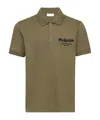 Alexander Mcqueen Graffiti Logo-embroidered Polo Shirt In Green