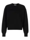 Alexander Mcqueen Cotton Sweatshirt With Ribbed Cuffs And Hem In Black