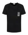 Alexander Mcqueen Logo-embroidered Cotton T-shirt In Black
