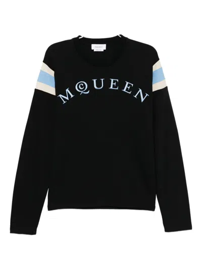 ALEXANDER MCQUEEN LOGO-EMBROIDERED SWEATSHIRT