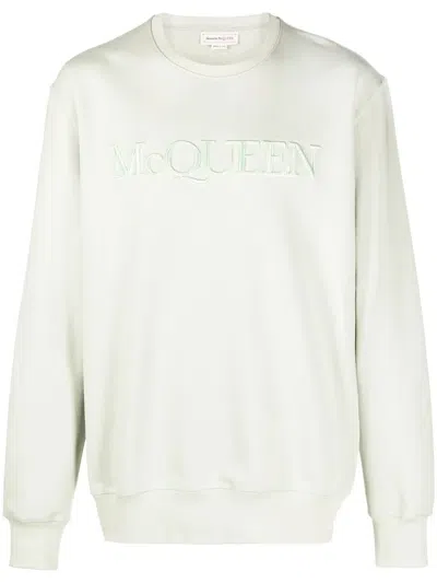 ALEXANDER MCQUEEN LOGO-EMBROIDERED SWEATSHIRT