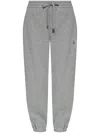 Alexander Mcqueen Alexander Mc Queen Logo Cotton Sweatpants In Grey