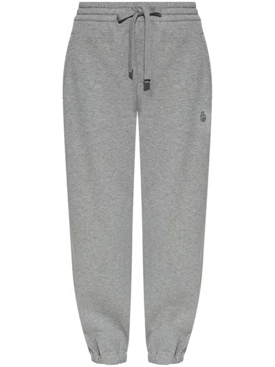 ALEXANDER MCQUEEN LOGO-EMBROIDERED TRACK PANTS