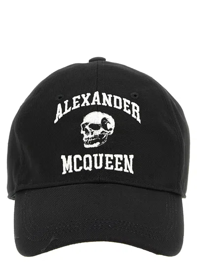 ALEXANDER MCQUEEN ALEXANDER MCQUEEN LOGO EMBROIDERY CAP
