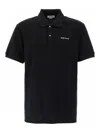 Alexander Mcqueen Logo Embroidery Polo Shirt In Black