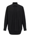 Alexander Mcqueen Logo Embroidery Shirt Shirt And Blouse Black In Black