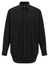 Alexander Mcqueen Logo Embroidery Shirt Shirt And Blouse Black In Black
