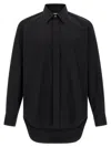 Alexander Mcqueen Logo Embroidery Shirt Shirt And Blouse Black In Black