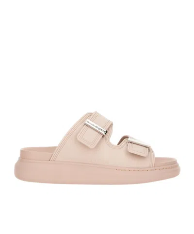 ALEXANDER MCQUEEN ALEXANDER MCQUEEN DOUBLE STRAP SLIP-ON SANDALS