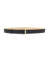 ALEXANDER MCQUEEN ALEXANDER MCQUEEN LOGO ENGRAVED SLING BELT