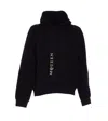Alexander Mcqueen Hoodie With Drawstring Hood And Kangaroo Pocket In Black