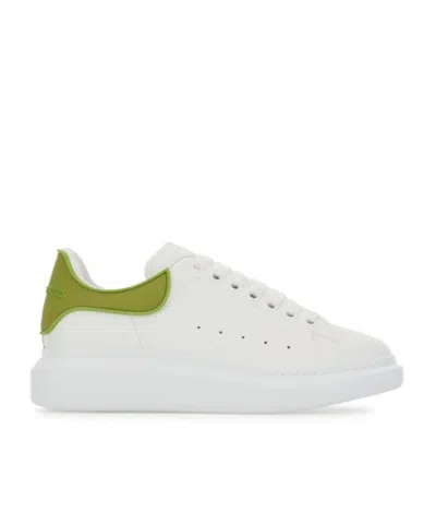 Alexander Mcqueen Larry Sneakers Green In White