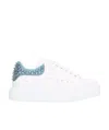 Alexander Mcqueen Logo Lace Up Casual Sports Shoes In White
