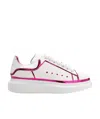 Alexander Mcqueen Logo-laced Casual Sneakers In White