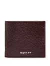 Alexander Mcqueen Logo-lettering Cardholder In 红色
