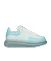 Alexander Mcqueen Logo Low-top Casual Shoes In Blue