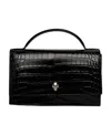 Alexander Mcqueen Top Handle Skull Bag In Black