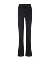 Alexander Mcqueen Logo-patch Bootcut Jeans In Blue