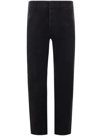 Alexander Mcqueen Men Straight Leg Jeans In Black