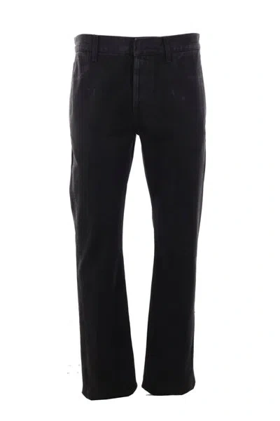 Alexander Mcqueen Logo Patch Straight In Black