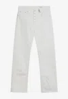 Alexander Mcqueen Alexander Mc Queen White Denim Trousers In White