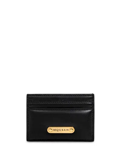 ALEXANDER MCQUEEN LOGO-PLAQUE CARDHOLDER