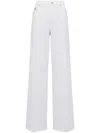 Alexander Mcqueen Alexander Mc Queen Woman Optical White Trousers Code: 780823 In White