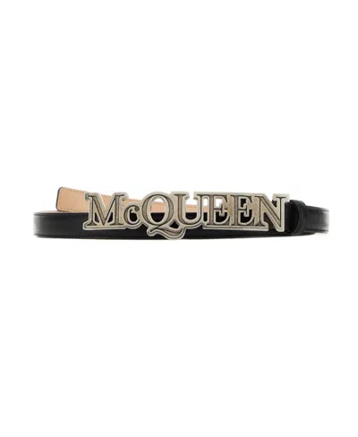 ALEXANDER MCQUEEN ALEXANDER MCQUEEN LOGO PLAQUE BELT