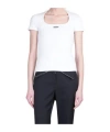 Alexander Mcqueen Logo-plaque Scoop-neck T-shirt In Multi