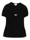 Alexander Mcqueen Logo-plaque T-shirt In Black