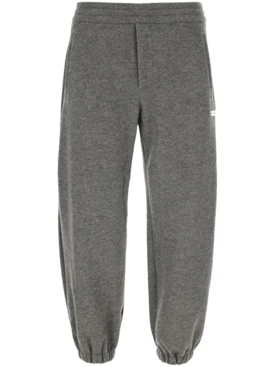 ALEXANDER MCQUEEN LOGO-PLAQUE TRACK PANTS