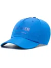 Alexander Mcqueen Logo-print Baseball Cap In Blue