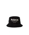 Alexander Mcqueen Men's Bucket Hat In Black