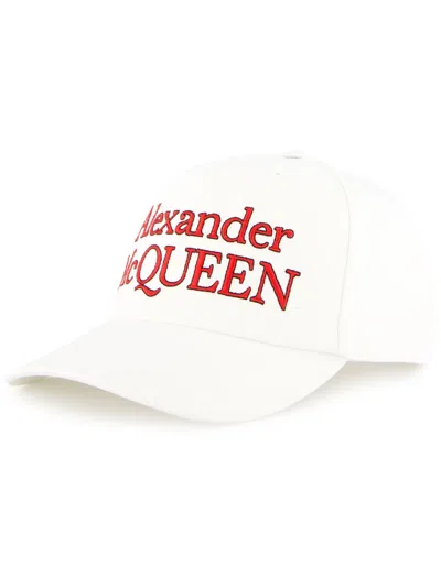 ALEXANDER MCQUEEN LOGO PRINT CAP