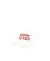 Alexander Mcqueen Logo Print Cap In White