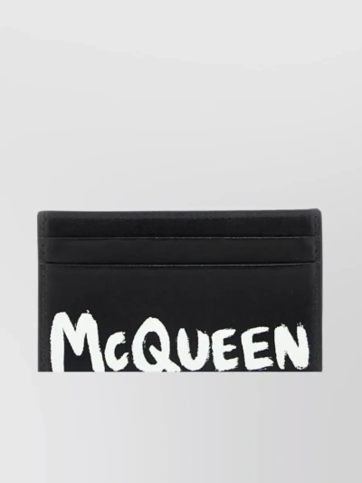 ALEXANDER MCQUEEN LOGO PRINT CARD HOLDER