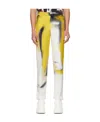 Alexander Mcqueen Logo Print Casual Pants In Multicolor