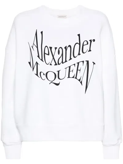 Alexander Mcqueen White Cotton Sweatshirt
