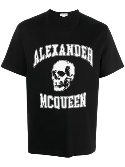 ALEXANDER MCQUEEN LOGO-PRINT COTTON T-SHIRT