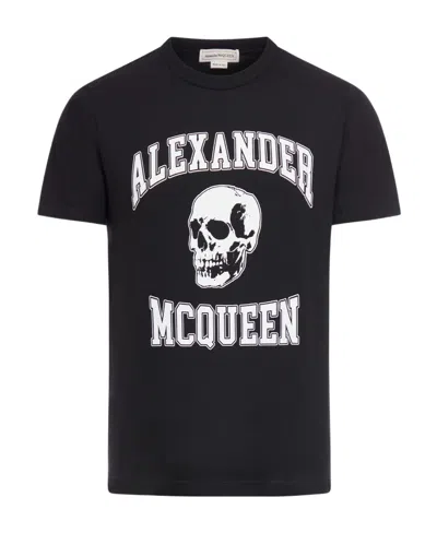 ALEXANDER MCQUEEN ALEXANDER MCQUEEN GRAPHIC PRINTED CREWNECK T-SHIRT