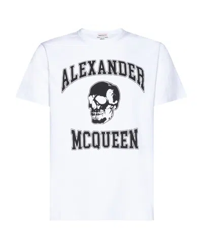 ALEXANDER MCQUEEN ALEXANDER MCQUEEN GRAPHIC PRINTED CREWNECK T-SHIRT