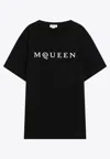 ALEXANDER MCQUEEN LOGO PRINT CREWNECK T-SHIRT