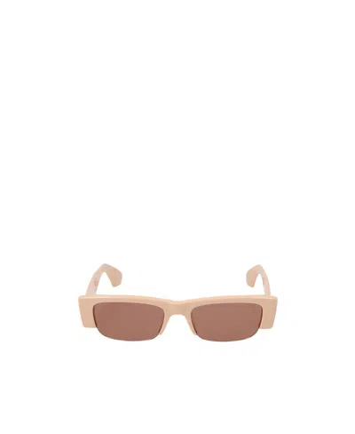 ALEXANDER MCQUEEN LOGO-PRINT DETAIL SUNGLASSES