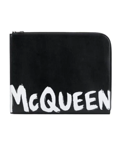 ALEXANDER MCQUEEN ALEXANDER MCQUEEN LOGO DOCUMENT HOLDER