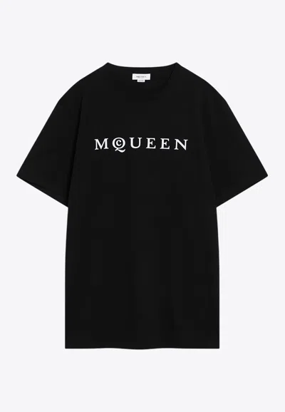ALEXANDER MCQUEEN LOGO PRINT JERSEY T-SHIRT