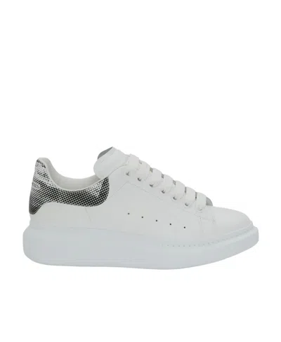 Alexander Mcqueen Logo-print Lace-up Sneakers In White