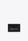 Alexander Mcqueen Leather Card Case With Multiple Compartments In Black