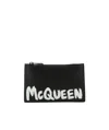 Alexander Mcqueen Alexander Mc Queen Mc Queen Graffiti Wallet In Black
