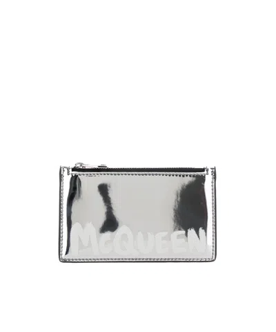 ALEXANDER MCQUEEN ALEXANDER MCQUEEN LOGO PRINTED WALLET